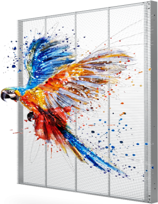 Transparent LED display